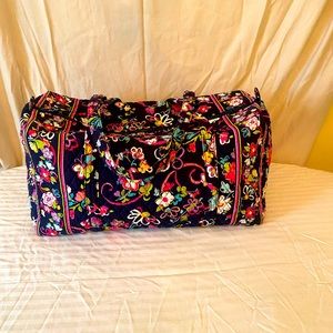 Vera Bradley large travel duffel bag